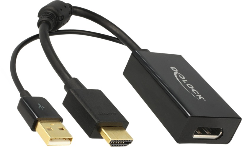 kompas Lagring sneen DeLock HDMI to DisplayPort Adapter 62667 - Tips og Vejledninger