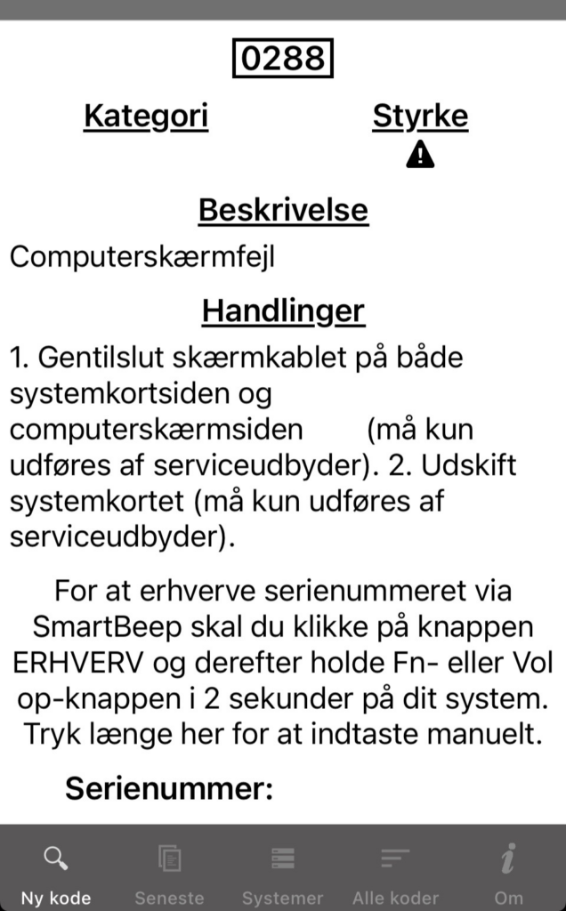 Lenovo PC Diagnostics giver sit bud på udbedring af fejlkode 0288