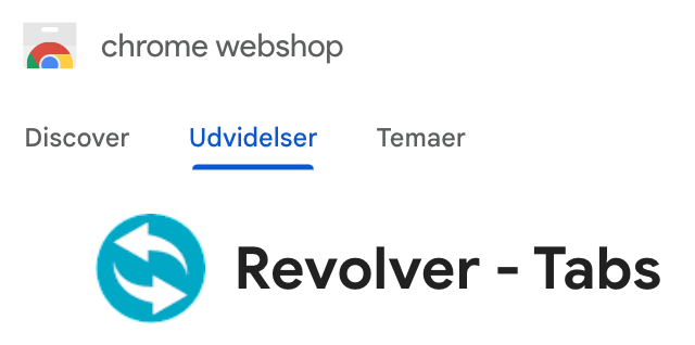 Revolver - Tabs er et browserplugin, der automatisk skifter mellem dine åbne faner.